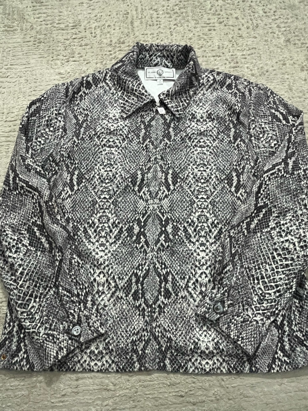 Vintage St.John Sport Zip up Stretch Jacket